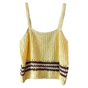 Aritzia Little Moon Crochet Top L